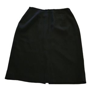 Anne Taylor Loft Pencil Skirt Women's 8 Black Casual Workwear
